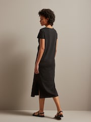 Black/Navy 100% Cotton T-Shirt Dress 2 Pack - Image 6 of 8