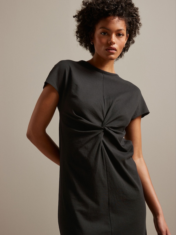 Black/Navy 100% Cotton T-Shirt Dress 2 Pack - Image 8 of 8 Black/Navy 100% Cotton T-Shirt Dress 2 Pack - Image 8 of 8