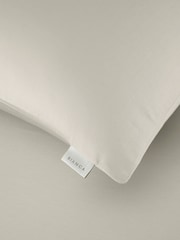 Bianca Set of 2 Oyster 400 Thread Count 100% Cotton Sateen Pillowcases - Image 3 of 4
