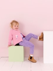 JoJo Maman Bébé Lilac Cord Trousers - Image 2 of 5