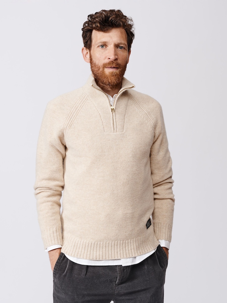 Aubin Pelham Quarter Zip Jumper - Image 1 of 10