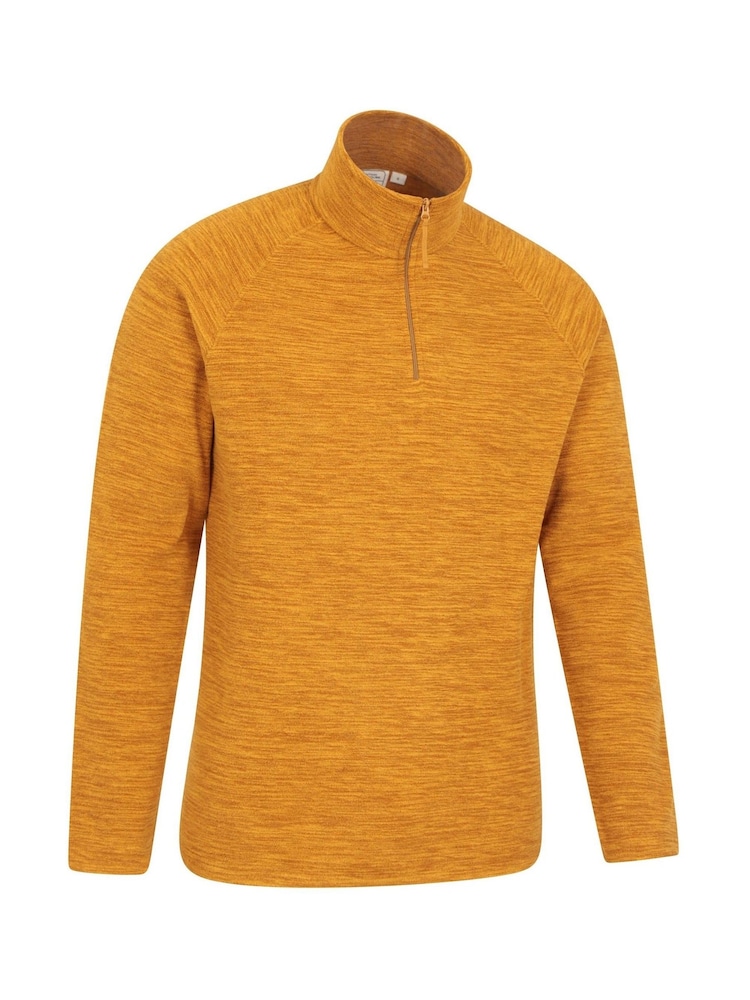 Yellow - Mountain Warehouse Mens Snowdon Micro Fleece - Image 2 of 4 Yellow - Mountain Warehouse Mens Snowdon Micro Fleece - Image 2 of 4