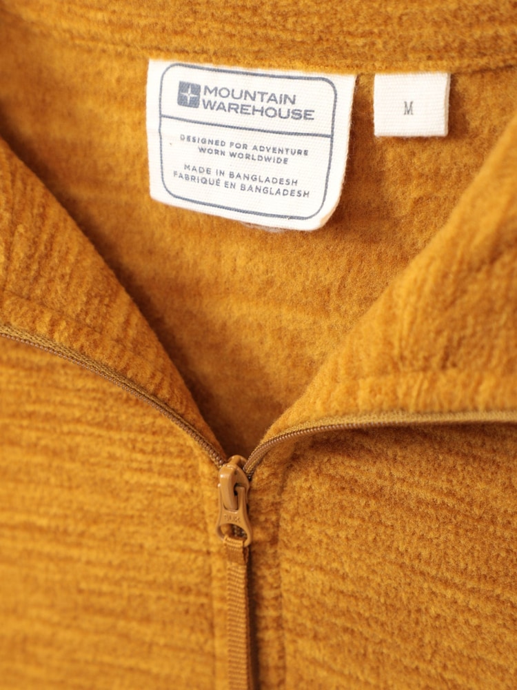Mountain Warehouse Yellow Mens Snowdon Micro Fleece - Image 5 of 5 Mountain Warehouse Yellow Mens Snowdon Micro Fleece - Image 5 of 5