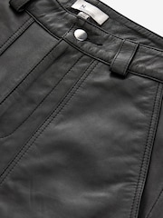 Black Premium Genuine Leather Trousers - Image 6 of 7