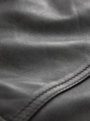 Black Premium Genuine Leather Trousers - Image 7 of 7
