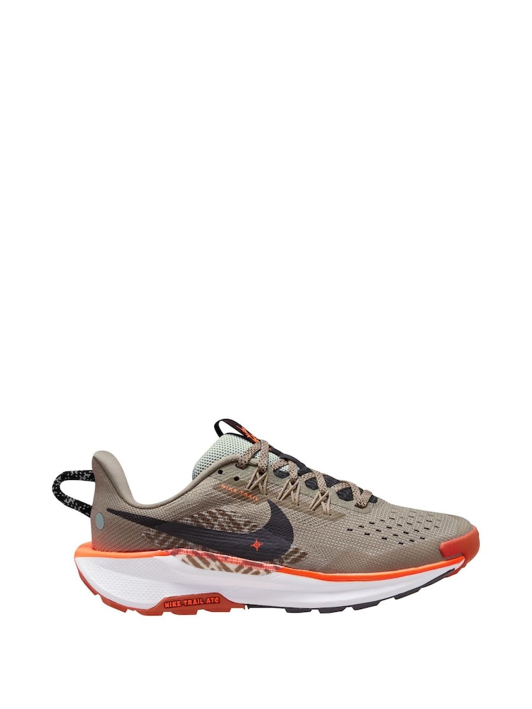 Nike Brown Youth Pegasus Trail 5 Running Trainers - Image 1 of 4
