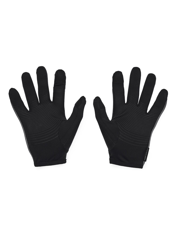 Under Armour Black Launch Storm Liner Gloves - Image 2 of 2