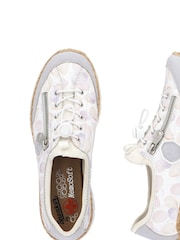 Rieker Womens Elastic Band (Goring) White Trainers - Image 5 of 10