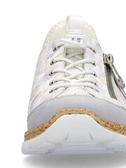 Rieker Womens Elastic Band (Goring) White Trainers - Image 6 of 10