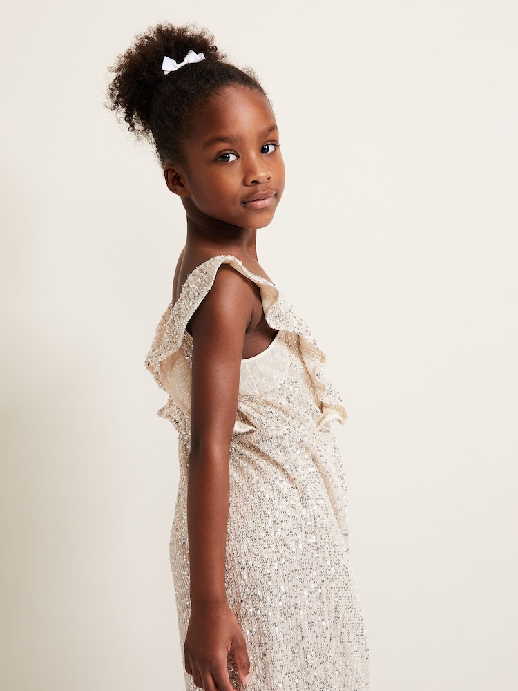 Phase Eight Metallic Evie Sequin Jumpsuit - Image 6 of 6 Phase Eight Metallic Evie Sequin Jumpsuit - Image 6 of 6