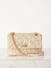 Lipsy Cream Multiway Chain Crossbody Bag - Image 1 of 4