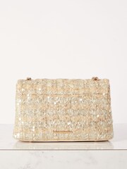 Lipsy Cream Multiway Chain Crossbody Bag - Image 4 of 4
