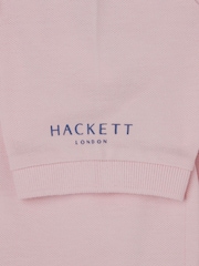 Hackett London Polo-Shirt für ältere Jungen mit kurzen Ärmeln​​​​​​​, Rosa - Bild 4 von 4