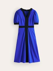 Boden Blue Petra Puff Sleeve Ponte Dress - Image 5 of 5