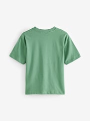 Green 100% Cotton Licensed Minecraft T-Shirt (3-16yrs) - Image 2 of 3