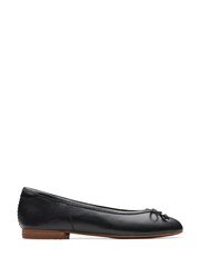 Clarks Black Leather Fawna Lily Shoes - Image 1 of 8
