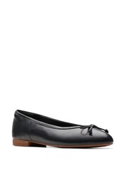 Clarks Black Leather Fawna Lily Shoes - Image 3 of 8
