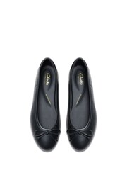 Clarks Black Leather Fawna Lily Shoes - Image 6 of 8