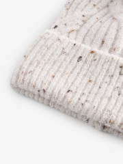 Cream Cable Knit Pom Hat - Image 4 of 4