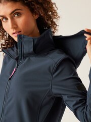 Regatta Blue Carisbrooke Longline Waterproof Softshell Jacket - Image 4 of 8