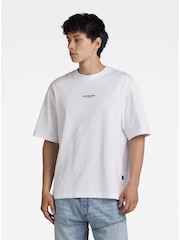 G Star White G Star Center Chest Logo Boxy T-Shirt - Image 1 of 3