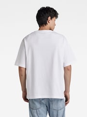 G Star White G Star Center Chest Logo Boxy T-Shirt - Image 2 of 3