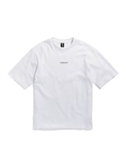 G Star White G Star Center Chest Logo Boxy T-Shirt - Image 3 of 3