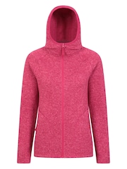 Mountain Warehouse Light Pink Nevis Womens Full Zip Hoodie - Image 1 of 5