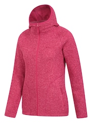 Mountain Warehouse Light Pink Nevis Womens Full Zip Hoodie - Image 4 of 5