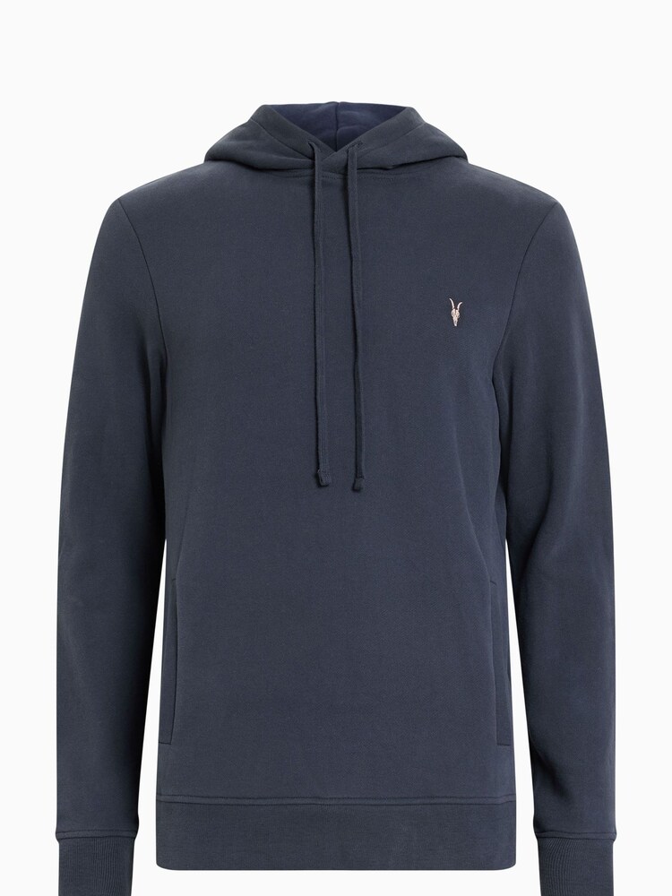 AllSaints Blue Raven Contrast Hoodie - Image 5 of 5