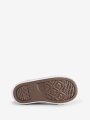 Converse Pink Infant Chuck Taylor Bow Detail 1V Trainers - Image 9 of 12