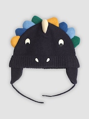 JoJo Maman Bébé Navy Dino Hat - Image 1 of 3