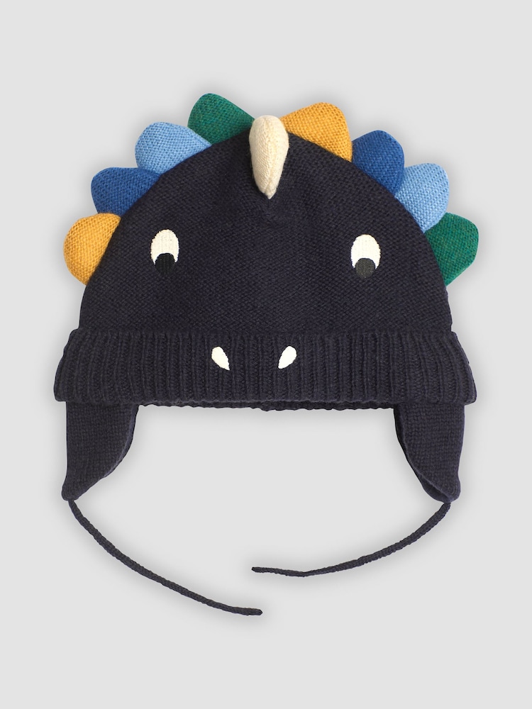 JoJo Maman Bébé Navy Dino Hat - Image 1 of 3
