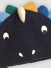 JoJo Maman Bébé Navy Dino Hat - Image 3 of 3
