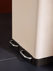 MADE.COM Cream 2 Section 60 Litre Recycling and Waste Colter Bin - Image 2 of 4