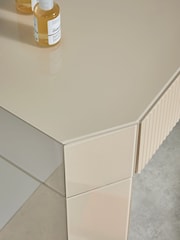 MADE.COM Ecru White Eleni Dressing Table - Image 4 of 4