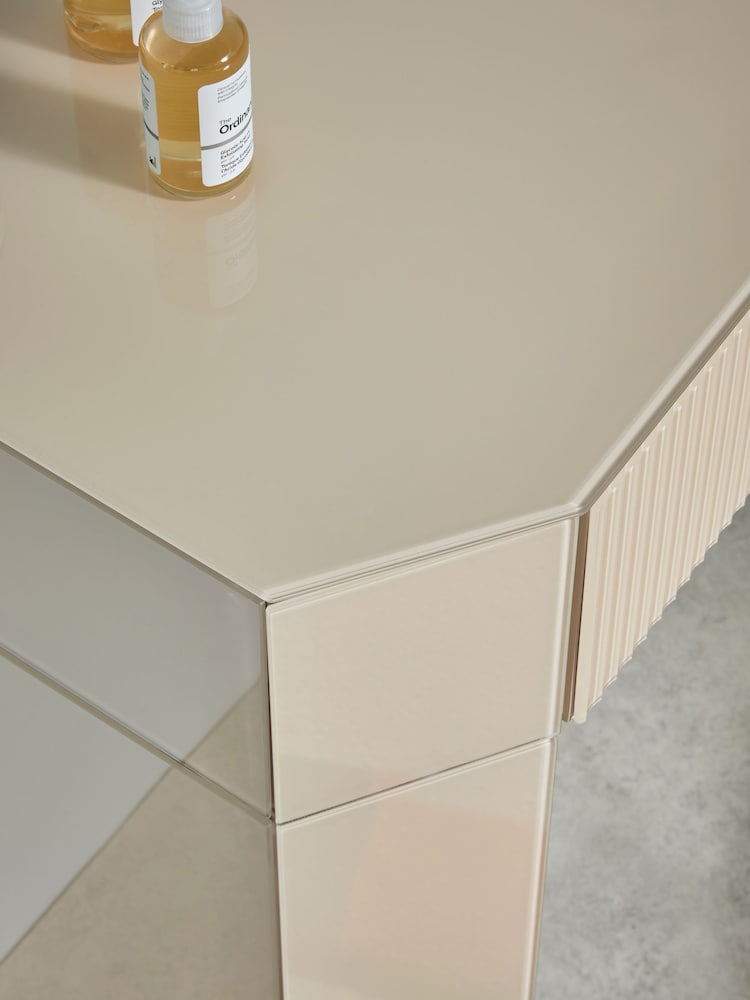 MADE.COM Ecru White Eleni Dressing Table - Image 4 of 4