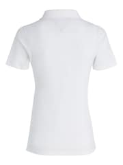 Tommy Hilfiger White Slim 1985 Pique Polo Shirt - Image 5 of 6