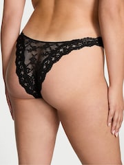 Victoria's Secret Black Brazilian Lace Knickers - Image 2 of 3
