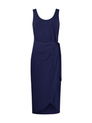 Ro&Zo Blue Petite Petite Jersey Tie Waist Dress - Image 4 of 4