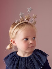 Navy Sparkle Collar Top (3mths-7yrs) - Image 4 of 7