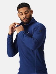 Regatta Blue Dark Montes Quarter Zip Fleece - Image 6 of 9