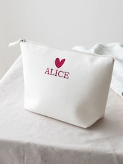 Embroidered Icon Personalised Felt Accessory Bag by No Ordinary Gift - Image 3 of 5