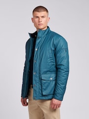 U.S. Polo Assn. Green Mens 100% Cotton 4 Pocket Field Jacket - Image 1 of 9