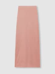 Anna Quan Sheer Ribbed Knitted Midi Skirt - Image 2 of 6