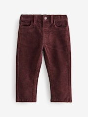 Burgundy Red Corduroy Trousers (3mths-7yrs) - Image 1 of 4