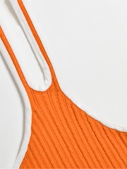Ro&Zo Contrast Cut-Out Shoulder Knit Dress - Image 7 of 7
