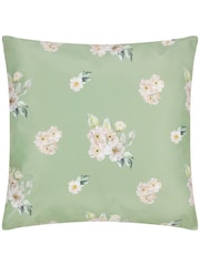 Evans Lichfield Green Canina Country Floral Outdoor Cushion - Image 1 of 3