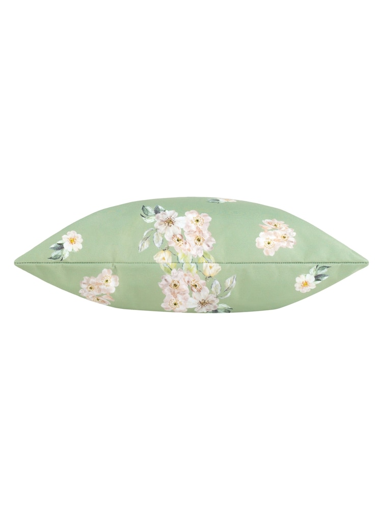 Evans Lichfield Green Canina Country Floral Outdoor Cushion - Image 2 of 3