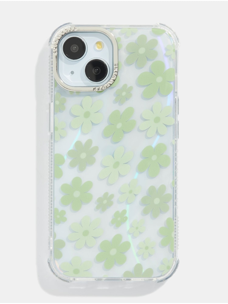 Skinnydip Sage Warped Flower London 14 Pro Case - Image 1 of 4